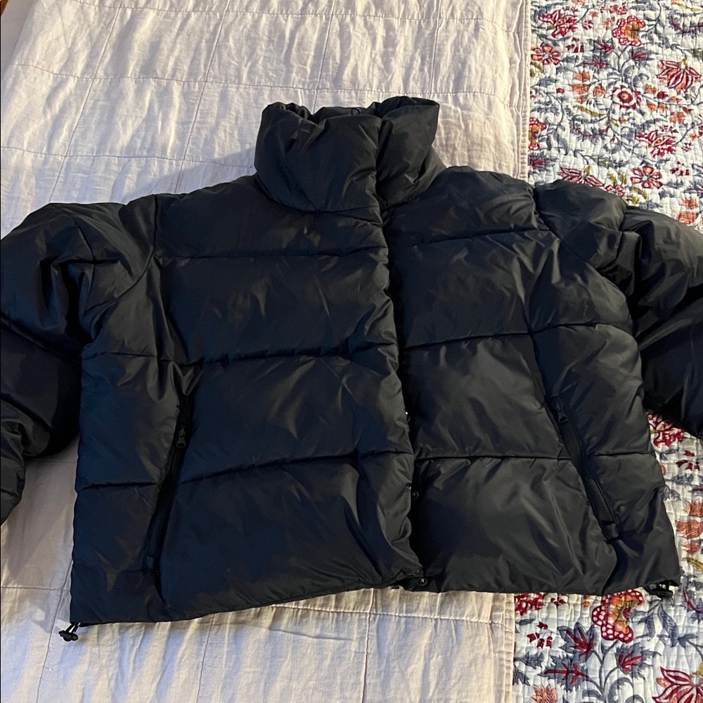 Black Down Puffer Jacket